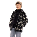 No Way Monday Youth Boys Plaid Jacket - Black