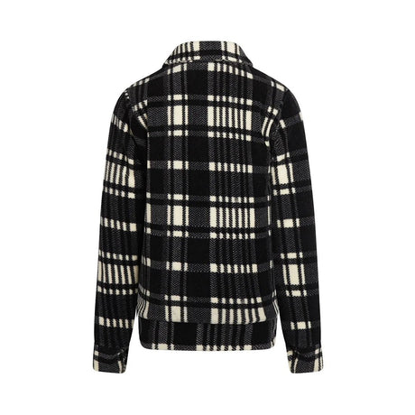 No Way Monday Youth Boys Plaid Jacket - Black