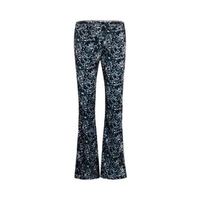 No Way Monday Youth Girls Flared Pants - Dark Blue