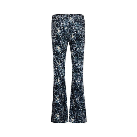 No Way Monday Youth Girls Flared Pants - Dark Blue