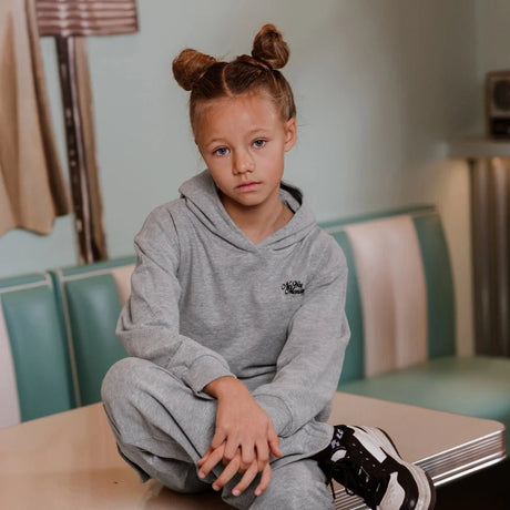No Way Monday Youth Girls Hoodie - Grey