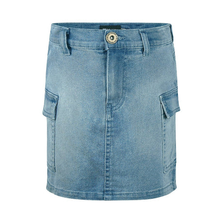 No Way Monday Youth Girls Jean Skirt - Blue Jeans
