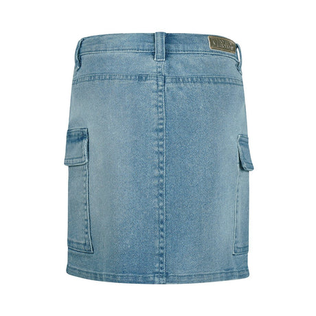 No Way Monday Youth Girls Jean Skirt - Blue Jeans