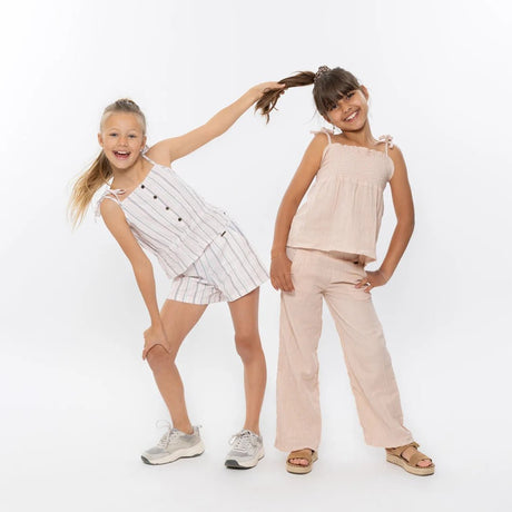 No Way Monday Youth Girls Shorts - Off White