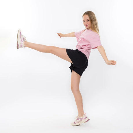 No Way Monday Youth Girls Shorts - Black