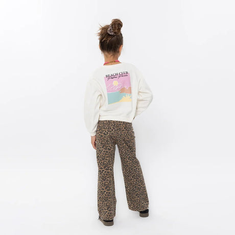 No Way Monday Youth Girls Sweatshirt - Off White