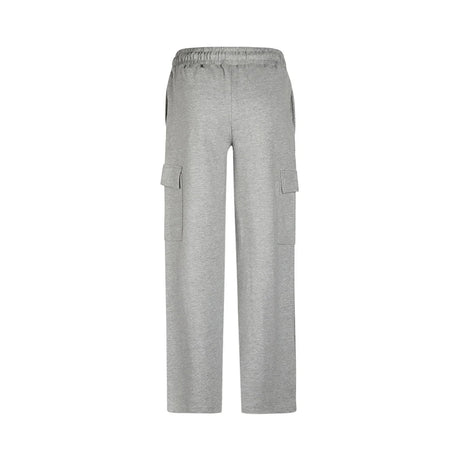 No Way Monday Youth Girls Wide Leg Drawstring Joggers - Grey