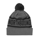 Northbound Classic Pom Beanie - Graphite/Black