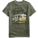 Northbound Men's It's Time For Camping T-Shirt - Military Green