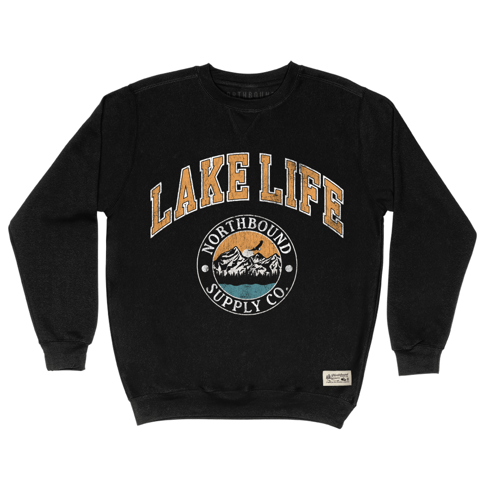 Northbound Men's Lake Life Crew Sweater - A&M Clothing & Shoes