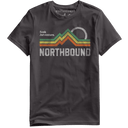 Northbound Men's Seek Adventure T-Shirt - Charcoal