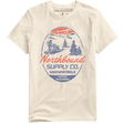 Northbound Men's Snowmobile T-Shirt - Natural