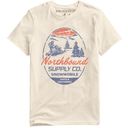Northbound Men's Snowmobile T-Shirt - Natural