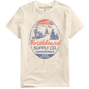 Northbound Men's Snowmobile T-Shirt - Natural