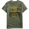 Northbound Men's Support Farmers T-Shirt - Military Green