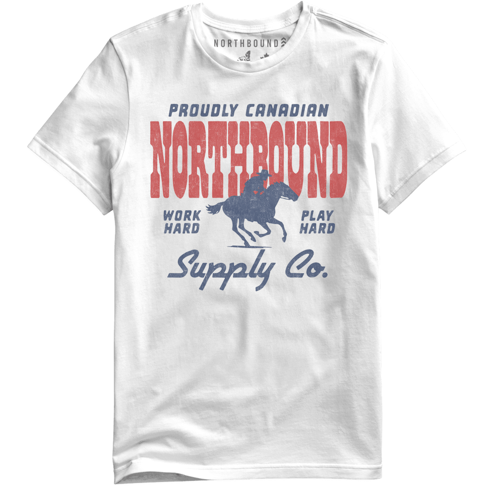 Northbound Men's Work Hard, Play Hard T-Shirt - A&M Clothing & Shoes
