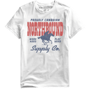 Northbound Men's Work Hard, Play Hard T-Shirt - White