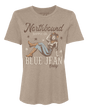 Northbound Women's Blue Jean Baby T-Shirt - Brown Heather