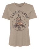 Northbound Women's Camping Crew T-Shirt - Brown Heather