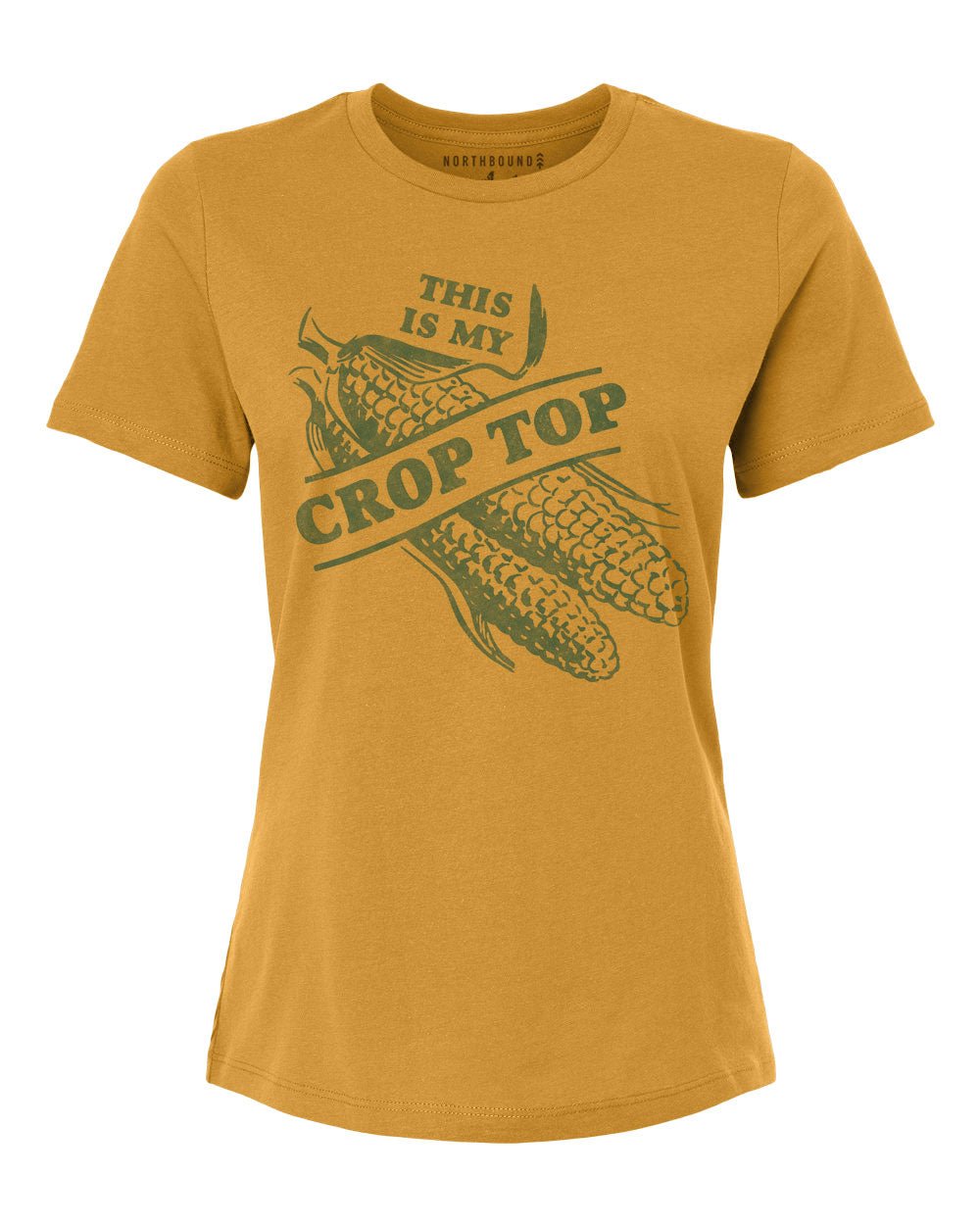Northbound Women's Crop Top T-Shirt - A&M Clothing & Shoes