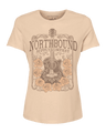 Northbound Women's Guitar T-Shirt - Beige