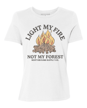 Northbound Women's Light My Fire T-Shirt - White