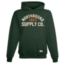 Northbound Youth Boys 1867 Suede Puff Hoodie - Forest