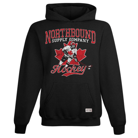 Northbound Youth Boys Canada Hockey Hoodie - Black