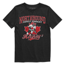 Northbound Youth Boys Canada Hockey T-Shirt - Black