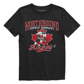 Northbound Youth Boys Canada Hockey T-Shirt - Black