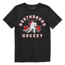Northbound Youth Boys Canada Hockey T-Shirt - Black