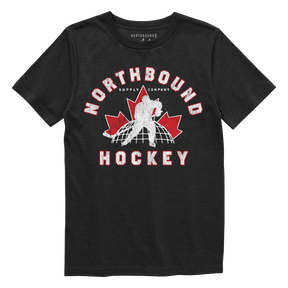 Northbound Youth Boys Canada Hockey T-Shirt - Black