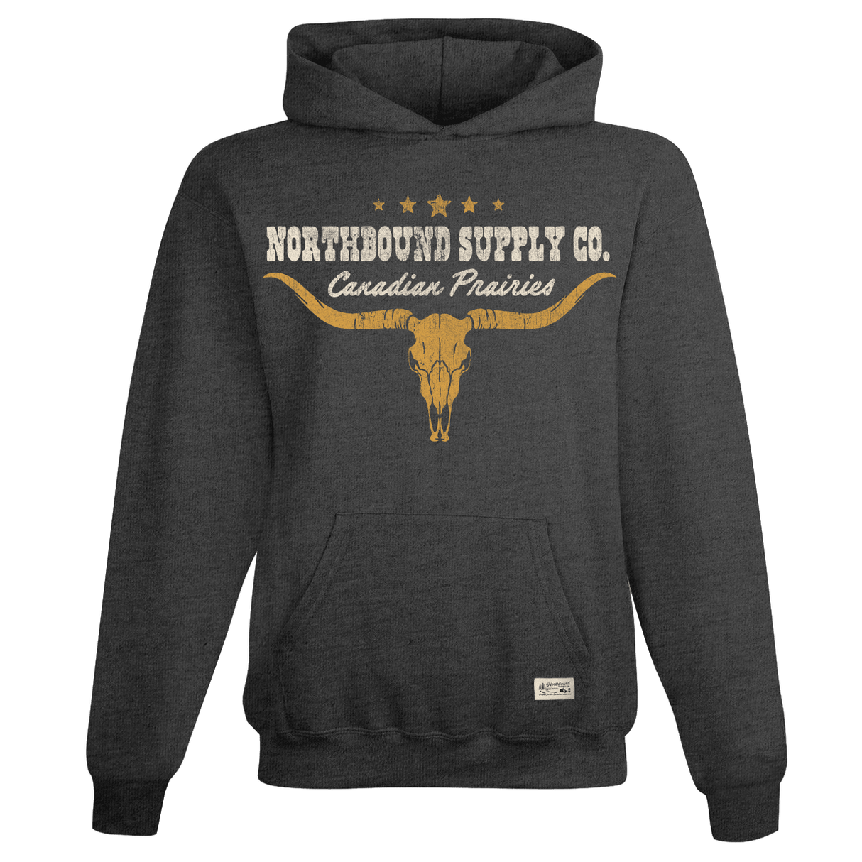 Northbound Youth Boys Canadian Prairies Hoodie - Charcoal Heather