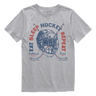 Northbound Youth Boys Eat Sleep Hockey T-Shirt - Grey Heather