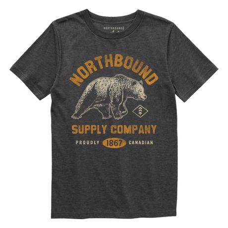 Northbound Youth Boys Grizzly Bear T-Shirt - A&M Clothing & Shoes - Westlock