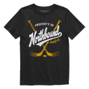 Northbound Youth Boys Hockey Sticks T-Shirt - Black