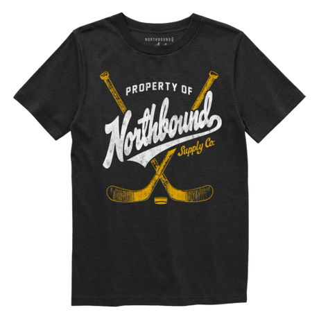 Northbound Youth Boys Hockey Sticks T-Shirt - A&M Clothing & Shoes - Westlock