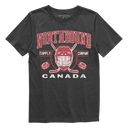 Northbound Youth Boys Hockey T-Shirt - Charcoal Heather