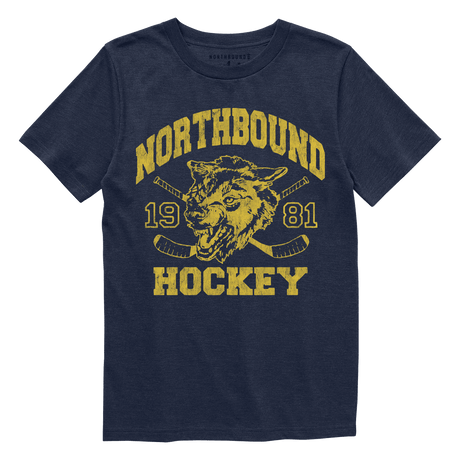 Northbound Youth Boys Hockey Wolf T-Shirt - A&M Clothing & Shoes - Westlock