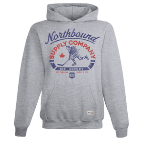 Northbound Youth Boys Ice Hockey Hoodie - Grey Heather