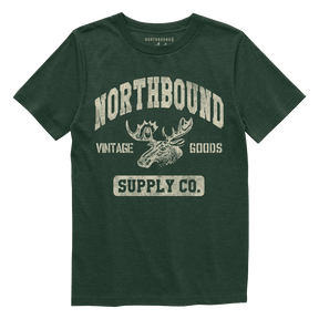 Northbound Youth Boys Moose T-Shirt - Forest