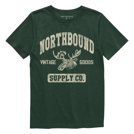 Northbound Youth Boys Moose T-Shirt - Forest