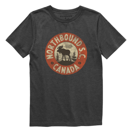 Northbound Youth Boys Moose T-Shirt - A&M Clothing & Shoes - Westlock