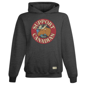 Northbound Youth Boys Support Canadian Hoodie - Charcoal Heather