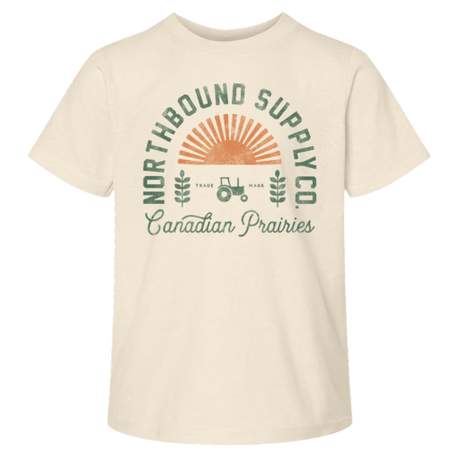 Northbound Youth Girls Canadian Prairies T-Shirt - A&M Clothing & Shoes - Westlock