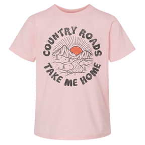 Northbound Youth Girls Country Roads T-Shirt - Pink