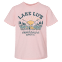 Northbound Youth Girls Lake Life T-Shirt - Pink