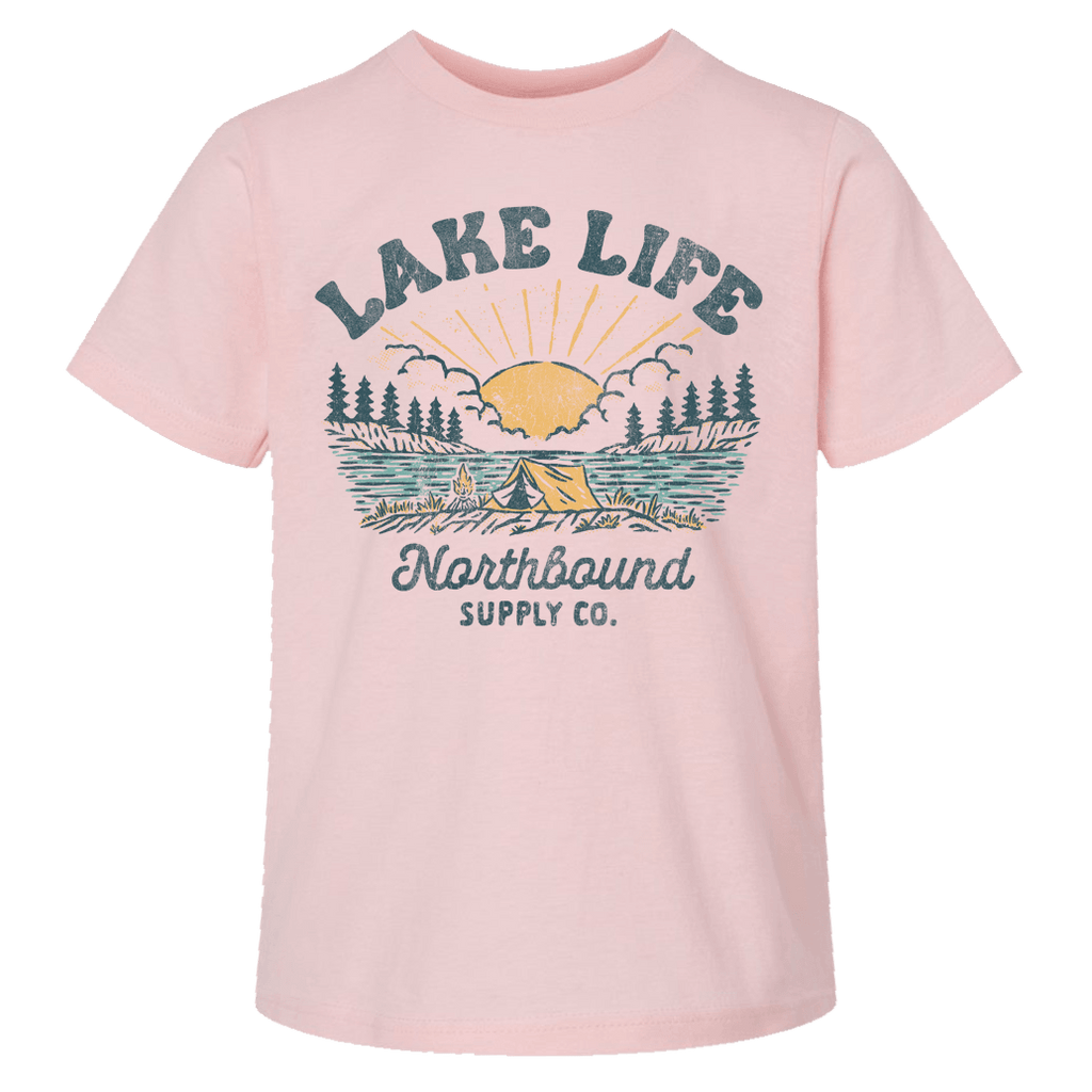 Northbound Youth Girls Lake Life T-Shirt - Northbound Supply Co - A&M Clothing & Shoes - Westlock AB