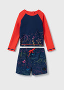 Northcoast Baby Boys Rashguard Set - Sapphire