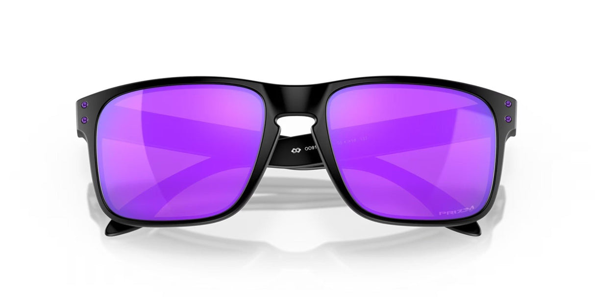 Oakley Holbrook Matte Black Prizm Violet - A&M Clothing & Shoes - Westlock